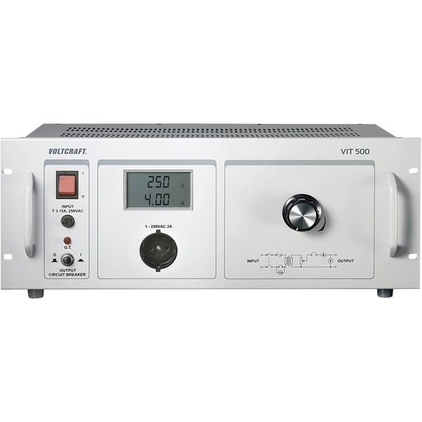 VOLTCRAFT VIT 500 Labor-Trenntrafo einstellbar 1 - 250 V/AC VOLTCRAFT VIT 500 Labor-Trenntrafo einstellbar 1 - 250 V/AC