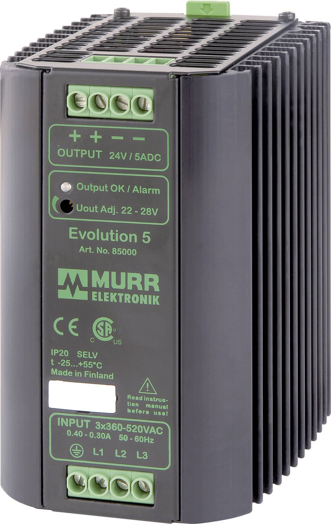 Murrelektronik 85002 Hutschienen-Netzteil (DIN-Rail) 24 V/DC 20 A 480 W Anzahl Ausgänge:1 x Inhalt 1 St.