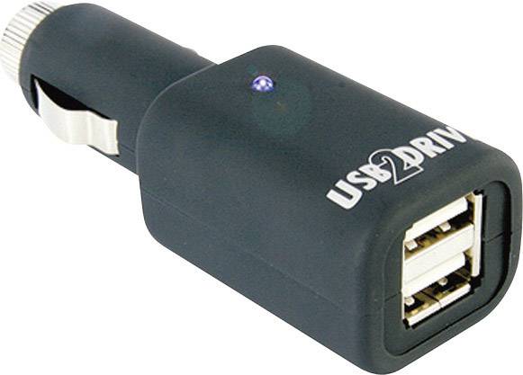 Ansmann USB2DRIVE 5711013-510 USB-Ladegerät KFZ, LKW Ausgangsstrom (max.) 1000 mA 2 x USB
