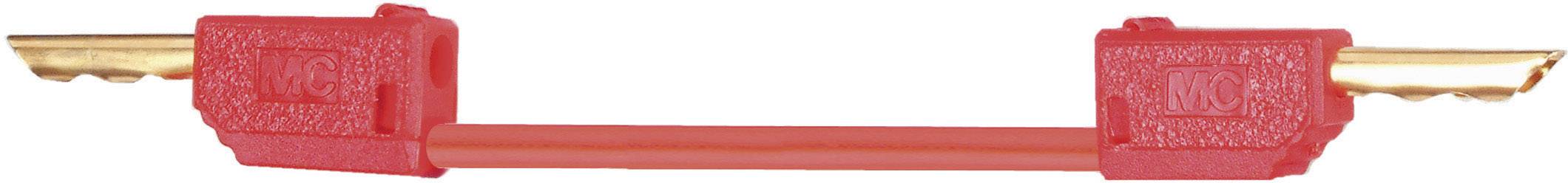 Stäubli LK2-F 60cm rt Messleitung Lamellenstecker 2mm Lamellenstecker 2mm 0.60m Rot 1St.