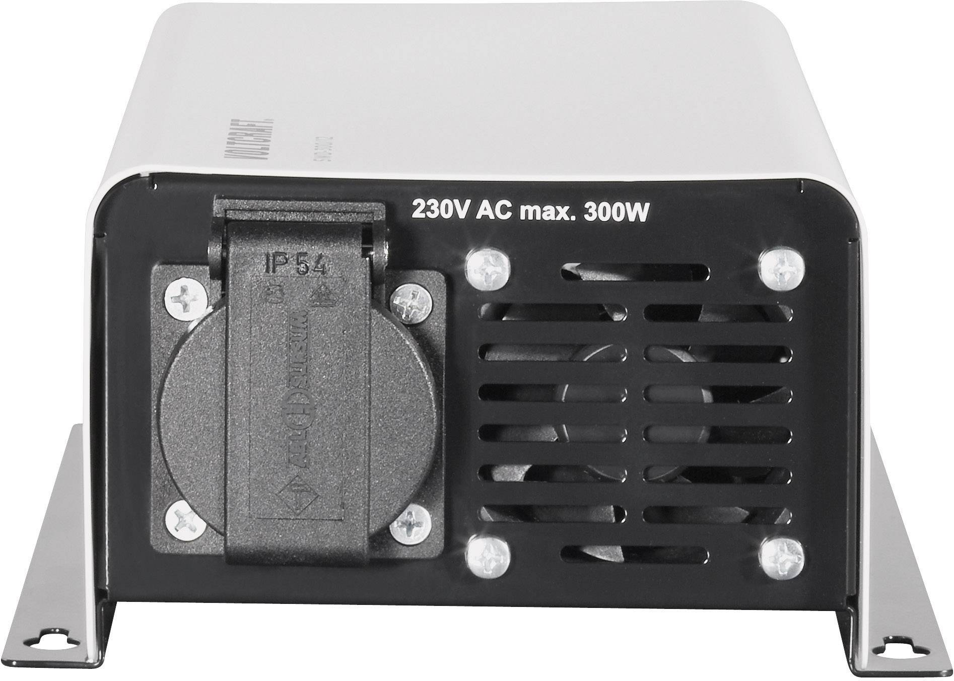 VOLTCRAFT Wechselrichter SWD-300/12 300W 12 V/DC - 230 V/AC Fernbedienbar