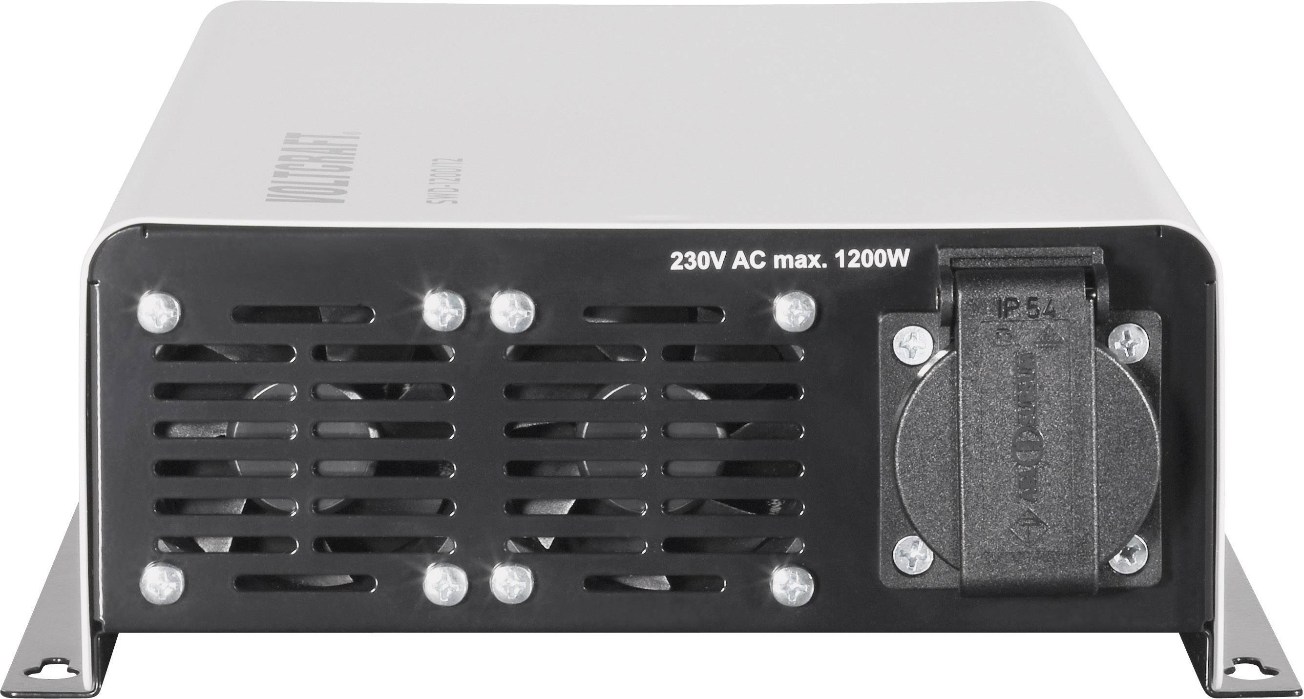 VOLTCRAFT Wechselrichter SWD-1200/24 1200W 24 V/DC - 230 V/AC Fernbedienbar