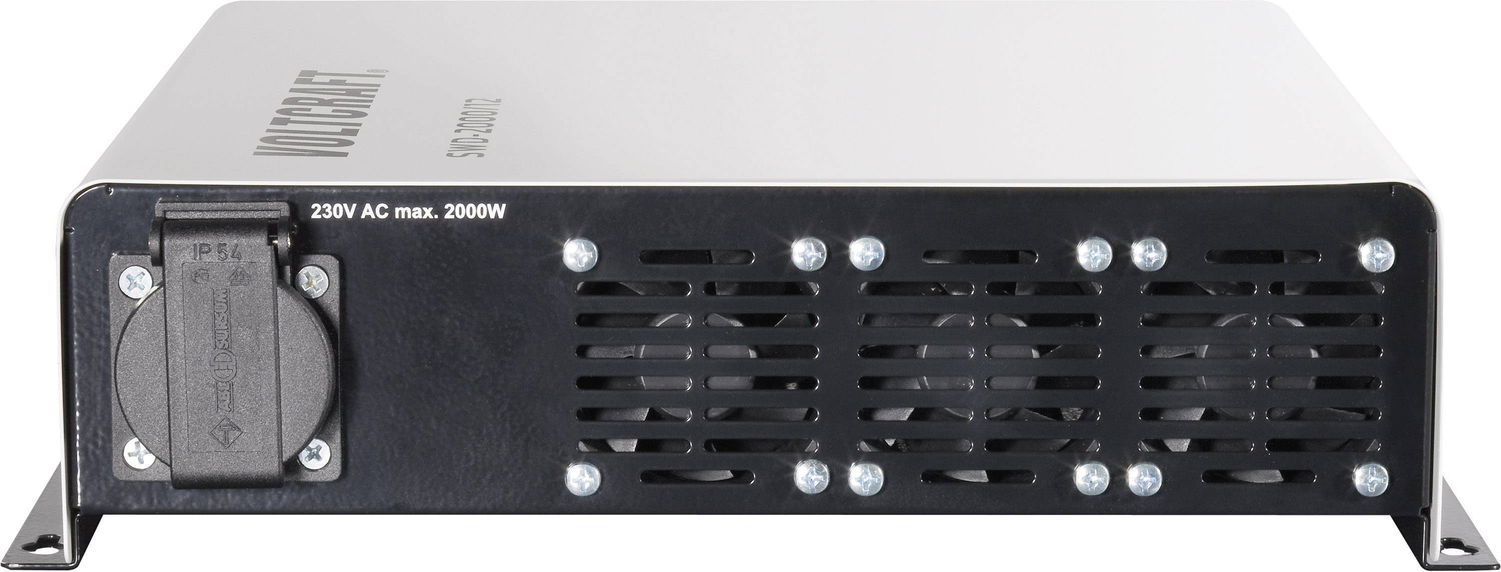 VOLTCRAFT Wechselrichter SWD-2000/24 2000W 24 V/DC - 230 V/AC Fernbedienbar