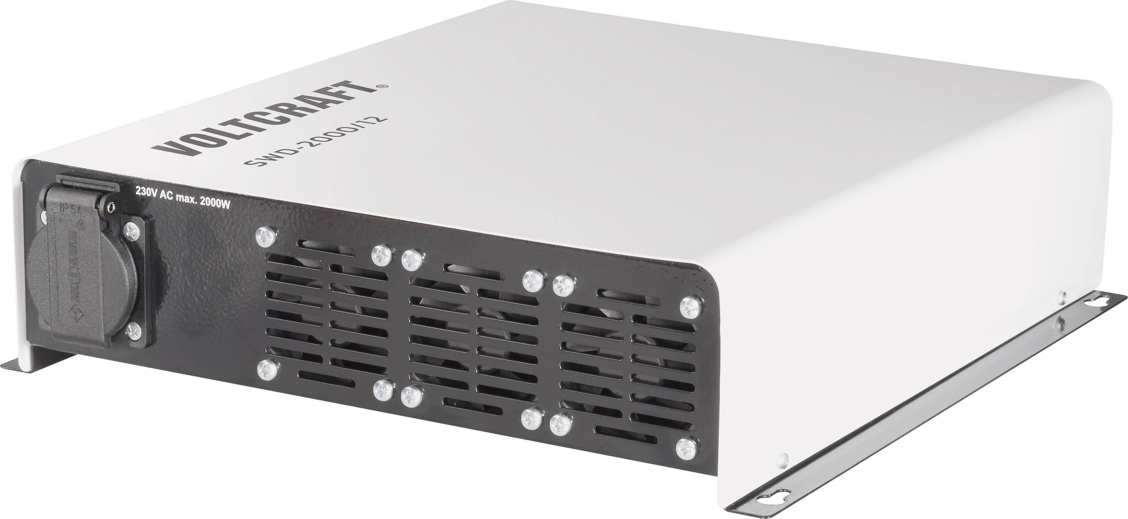 VOLTCRAFT Wechselrichter SWD-2000/24 2000W 24 V/DC - 230 V/AC Fernbedienbar