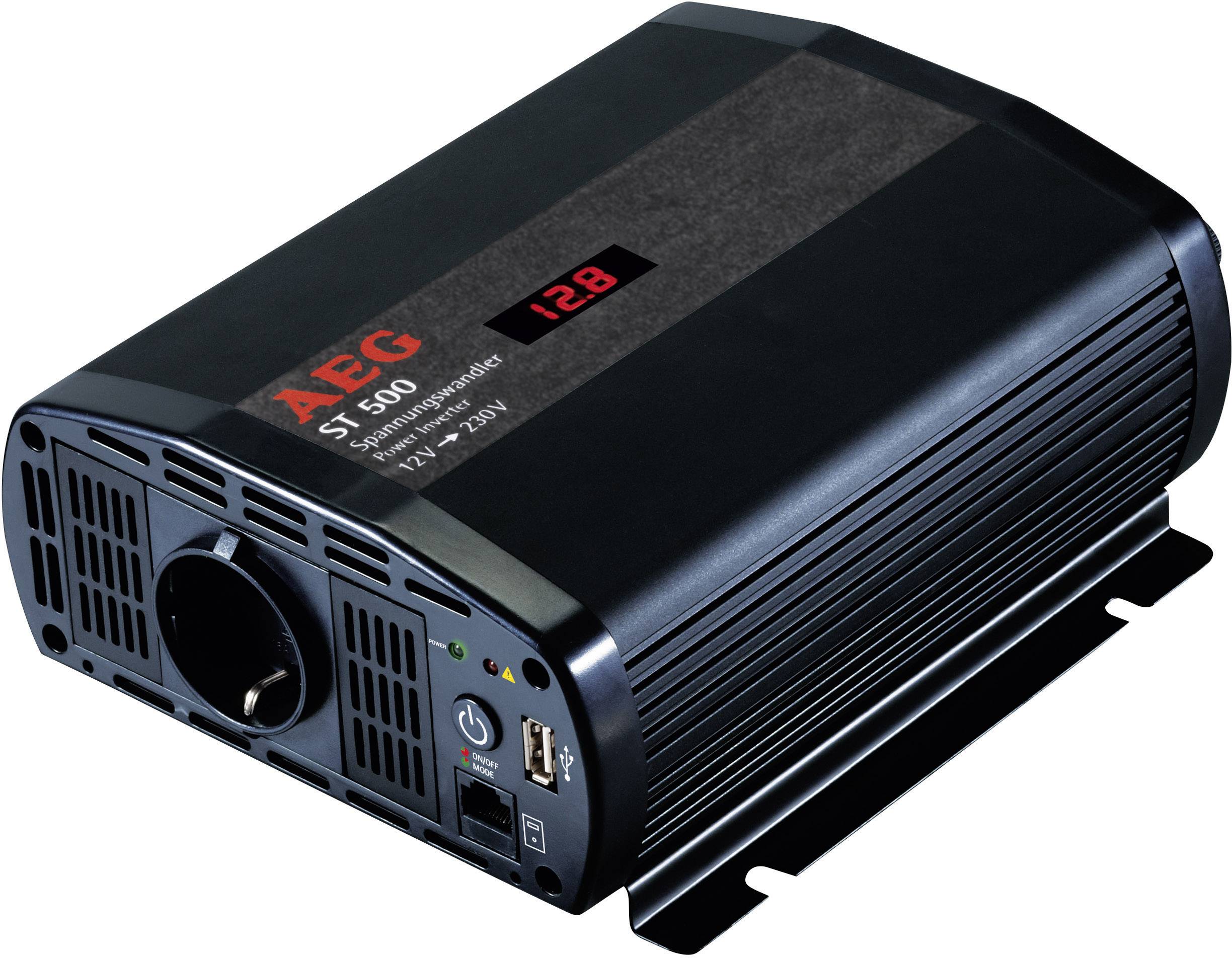 AEG Wechselrichter ST 500 500W 12 V/DC - 230 V/AC inkl. Fernbedienung