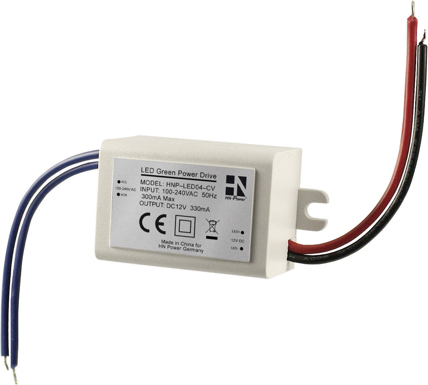 HN Power HNP-LED04-CV AC/DC-Printnetzteil 12 V/DC 330mA 4W