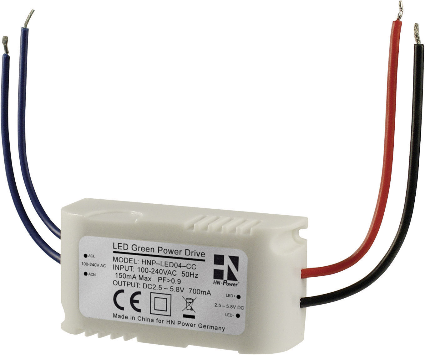HN Power HNP-LED04-CC AC/DC-Printnetzteil 5.8 V/DC 700mA 4W