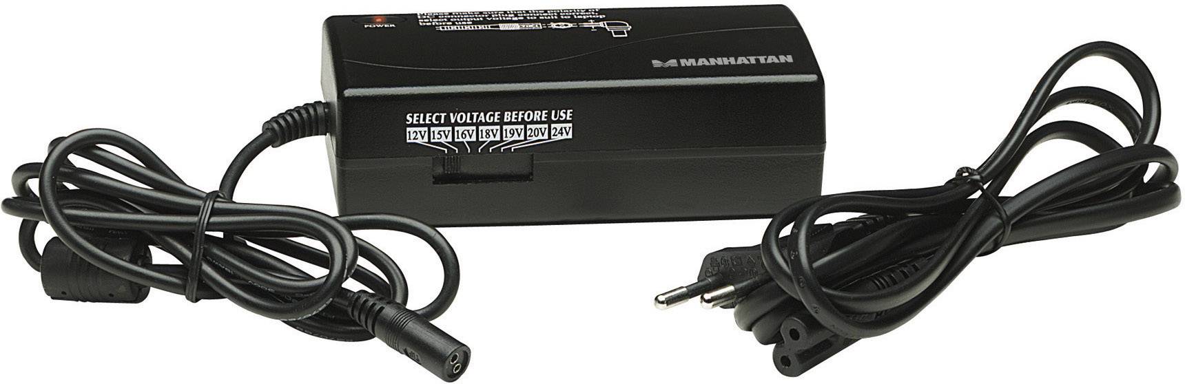 Manhattan 100854 Notebook-Netzteil 70 W 12 V/DC, 15 V/DC, 16 V/DC, 18 V/DC, 19 V/DC, 20 V/DC, 24 V/