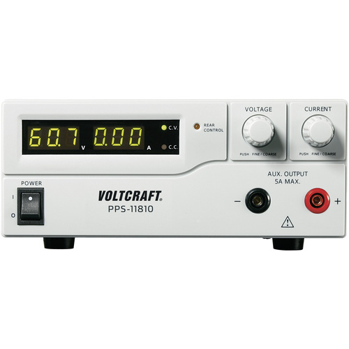 VOLTCRAFT PPS-11810 Labornetzgerät, einstellbar 1 - 18 V/DC 0 - 10A 180W USB, Remote programmierbar Anzahl Ausgänge 2 x