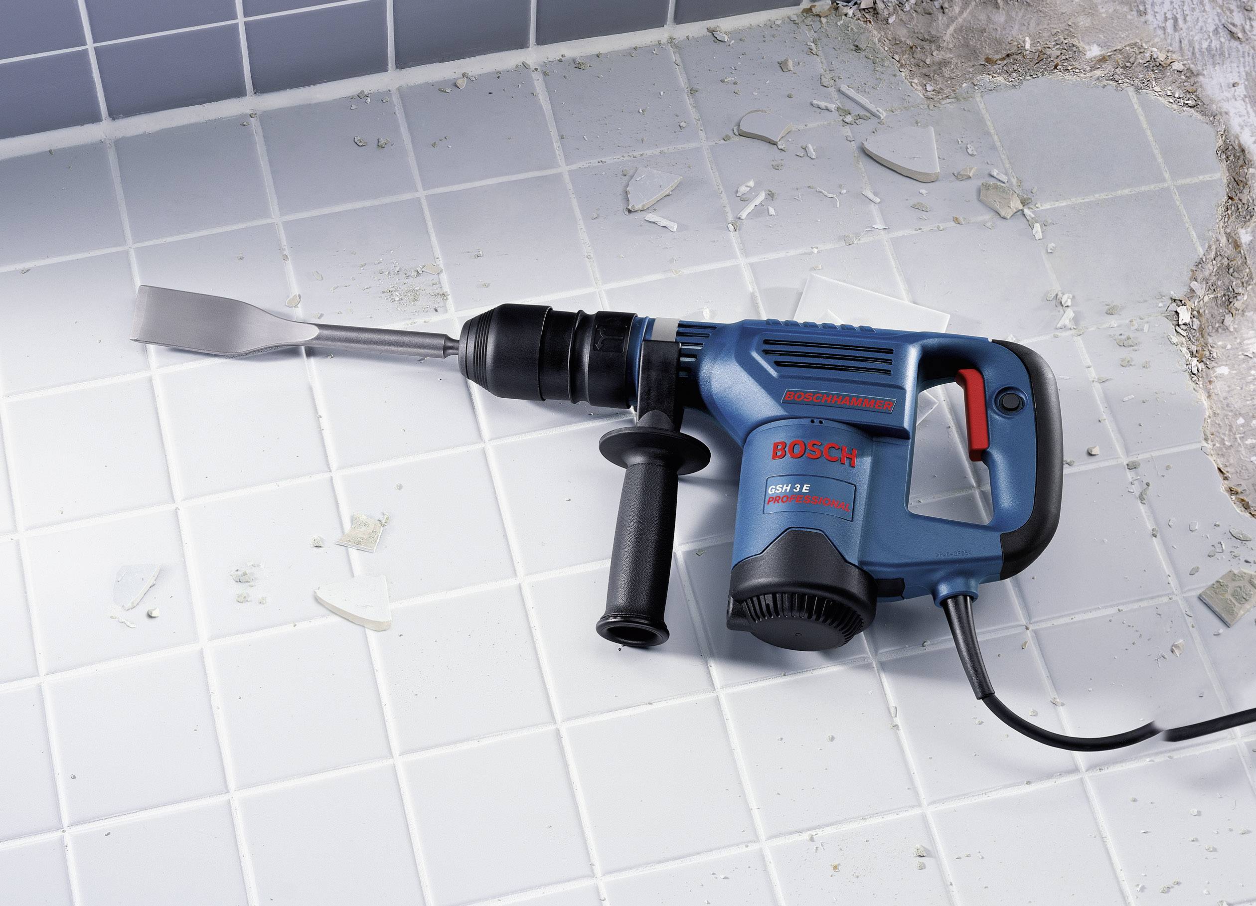 Bosch Professional GSH 3 E SDS-Plus-Meißelhammer 650 W 2.6 J inkl. Koffer