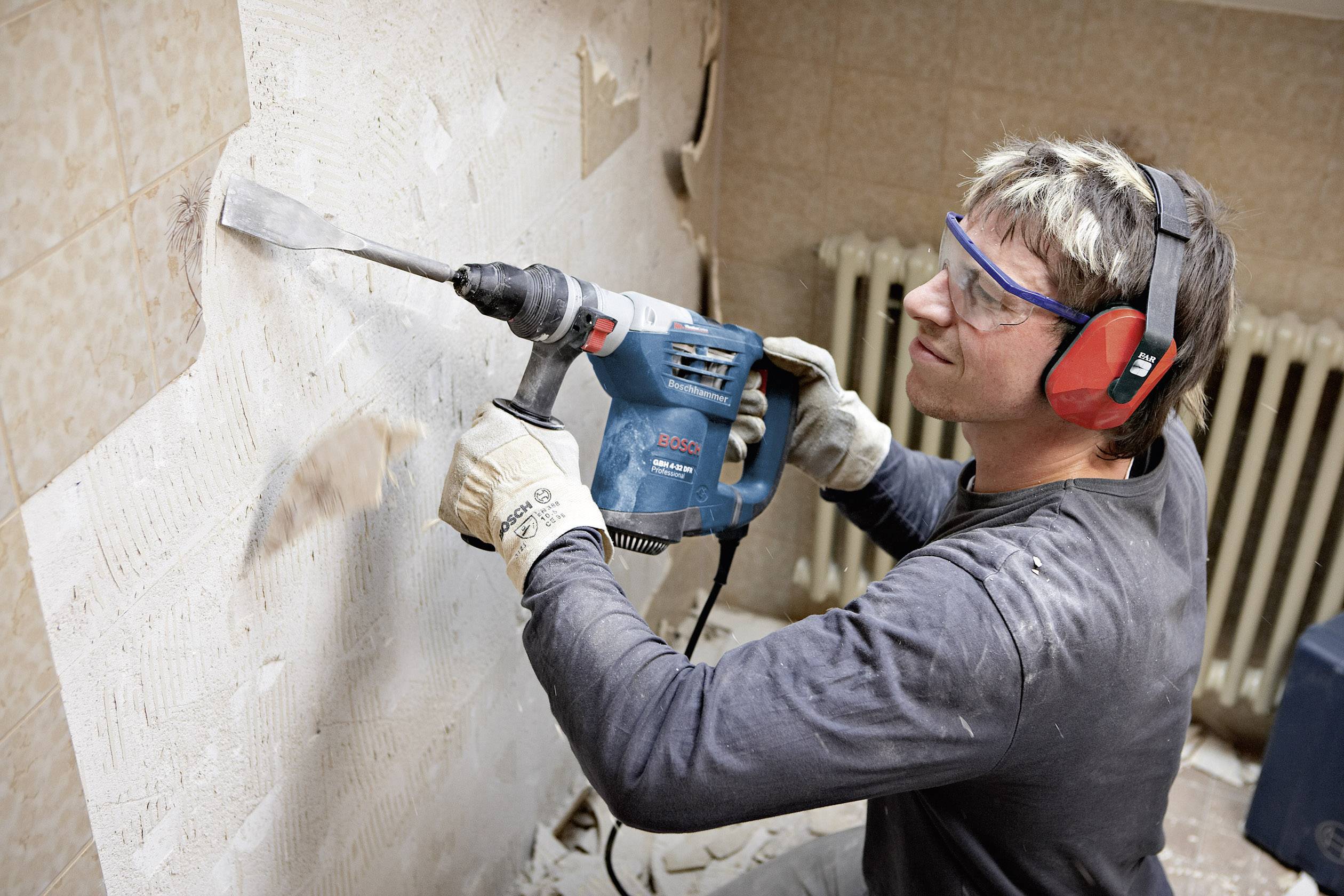 Bosch Professional SDS-Plus-Bohrhammer 900W inkl. Koffer, mit Zubehör