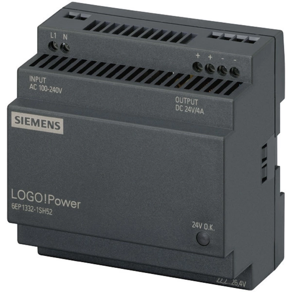 Siemens LOGO!Power 24 V/4 A Hutschienen-Netzteil (DIN-Rail)  24 V/DC 4 A 96 W 1 x Siemens LOGO!Power 24 V/4 A Hutschienen-Netzteil (DIN-Rail)  24 V/DC 4 A 96 W 1 x