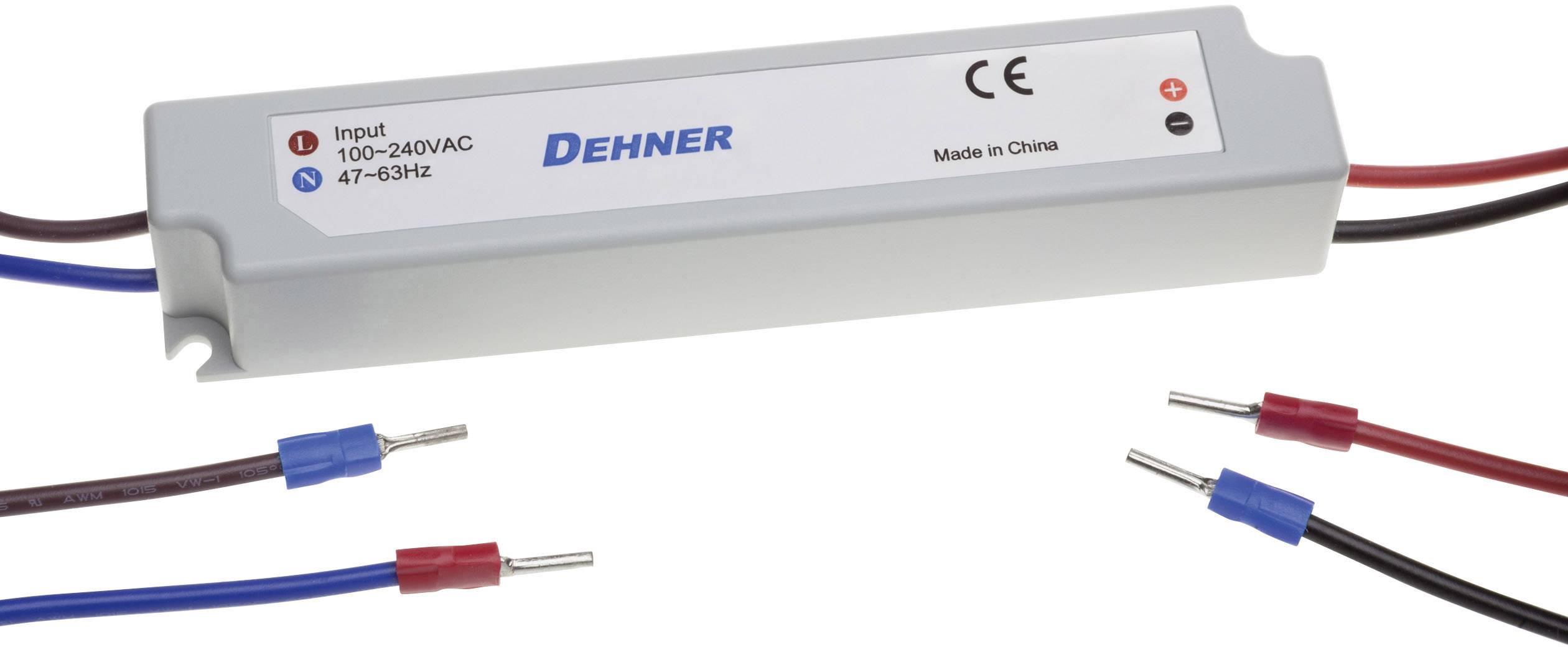 Dehner Elektronik LED-12V12W-IP67 LED-Trafo Konstantspannung 12W 0 - 1A 12 V/DC nicht dimmbar, Überlastschutz