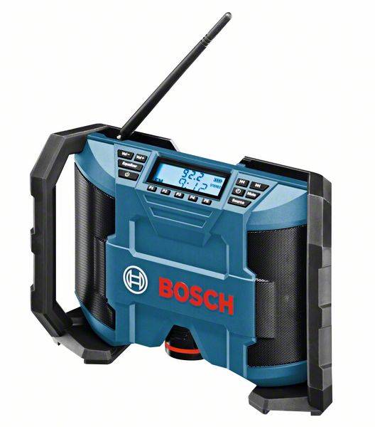 Bosch Professional GML 10,8 V-LI Baustellenradio UKW Blau, Schwarz