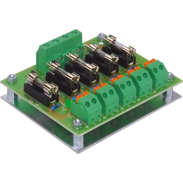 FG Elektronik UVK 5-HSH LED-Hutschienen-Sicherungsverteiler 5-fach abgesichert 0 - 40 V/DC / 5A FG Elektronik UVK 5-HSH LED-Hutschienen-Sicherungsverteiler 5-fach abgesichert 0 - 40 V/DC / 5A