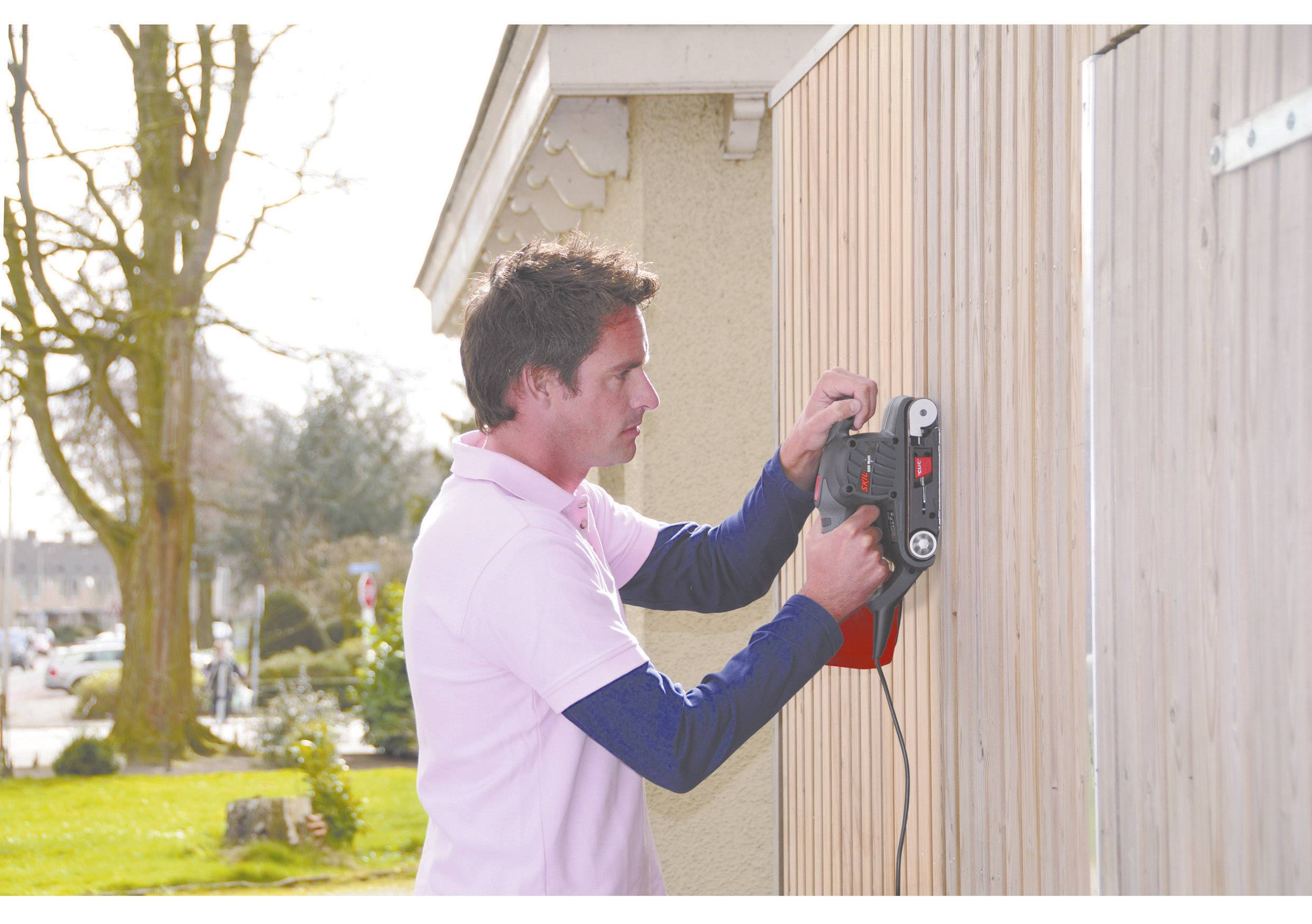 SKIL 1210 AA F0151210AA Bandschleifer 650 W 76 x 130 mm Band-Breite 76 mm Band-Länge 457 mm