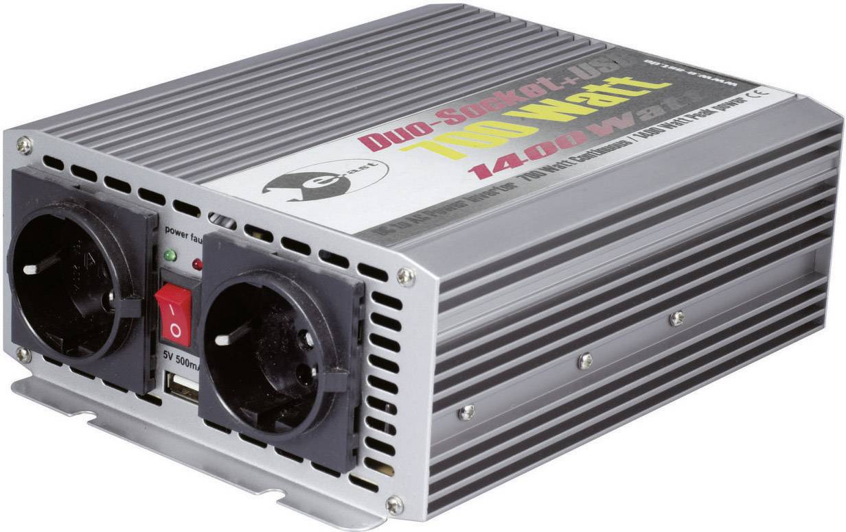 E-ast Wechselrichter CL700-D-24 700W 24 V/DC - 230 V/AC, 5 V/DC