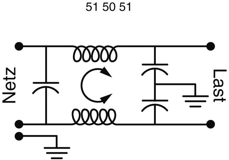 Yunpen 515450 YB10T1 Netzfilter mit Kaltgerätebuchse 250 V/AC 10 A 0.3 mH (L x B x H) 57 x 25.25 x 52.3 mm 1 St.