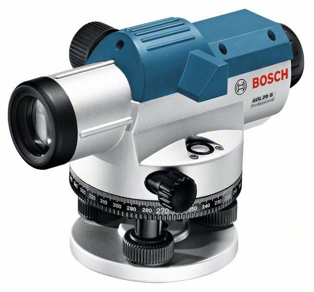 Bosch Professional GOL 20 G Optisches Nivelliergerät Reichweite (max.): 60 m Optische Vergrößerung (max.): 20 x