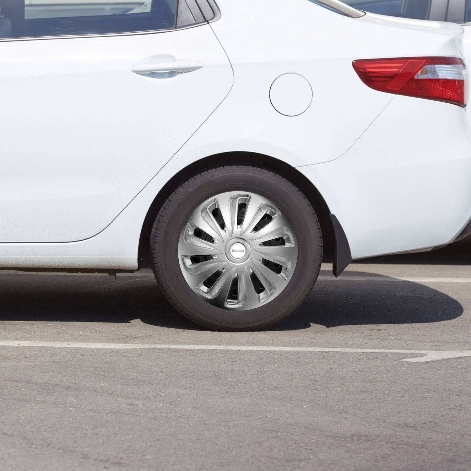 Michelin Céline Radkappen R15 Silber, Chrom