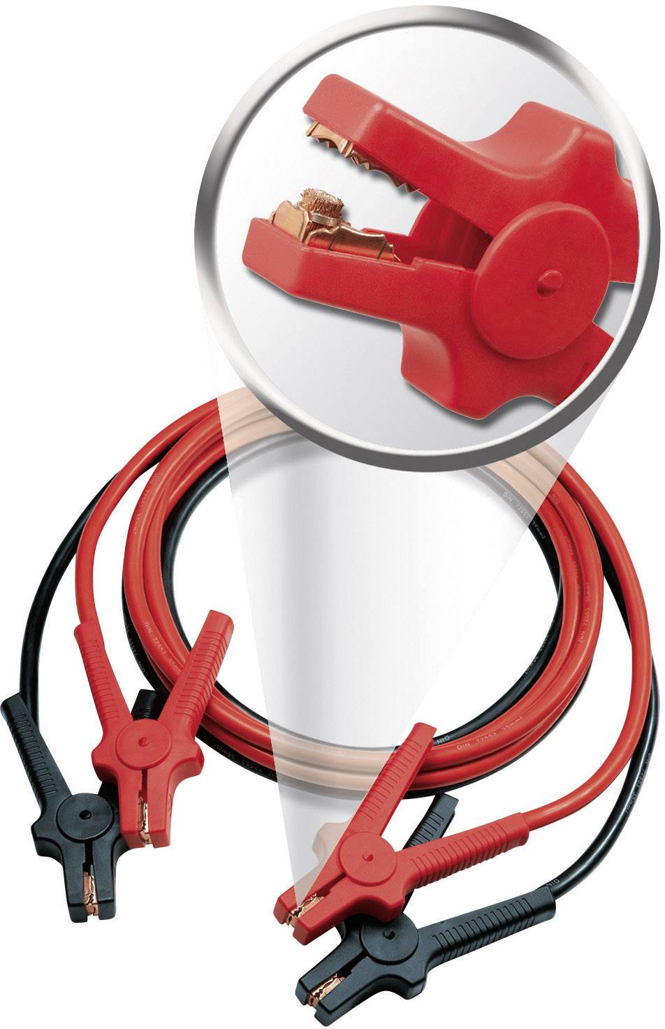 AEG SP 25 Starthilfekabel 34.2 mm² Aluminium (kupferbeschichtet) 3.50 m mit Kunststoffzangen, ohne