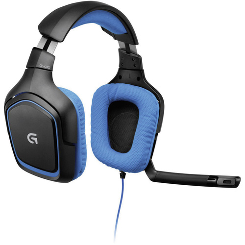 Logitech Gaming G430 Gaming Headset 3.5mm Klinke schnurgebunden Over Ear Schwarz, Blau