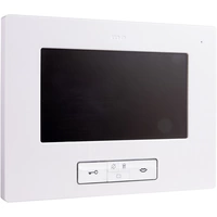 M-e modern-electronics Vistus Video-Türsprechanlage Kabelgebunden Inneneinheit Weiß M-e modern-electronics Vistus Video-Türsprechanlage Kabelgebunden Inneneinheit Weiß