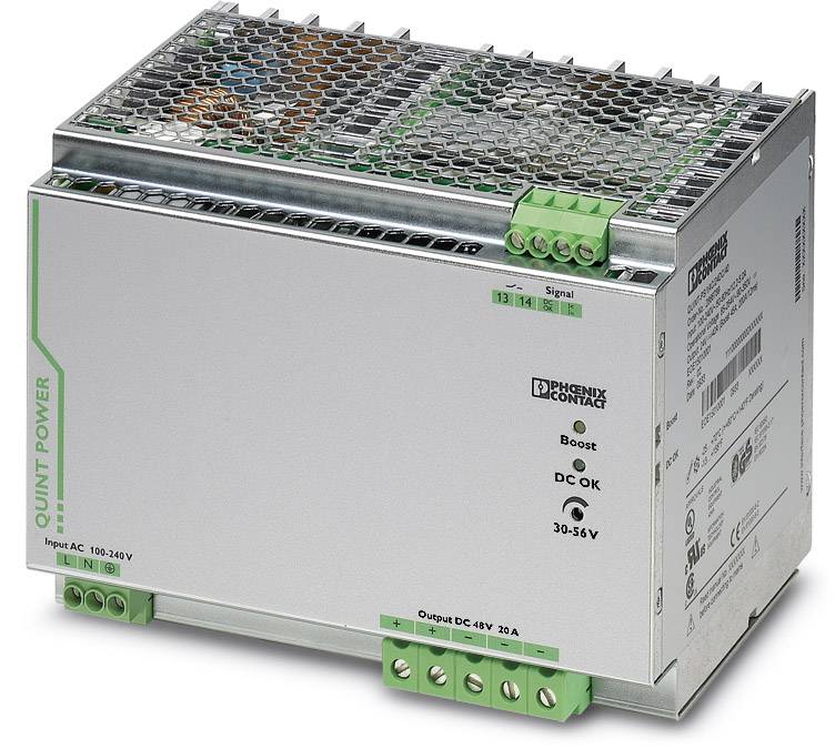 Phoenix Contact 2866695 Hutschienen-Netzteil (DIN-Rail) 48 V/DC 20A 960W Anzahl Ausgänge:1 x Inhalt 1St.