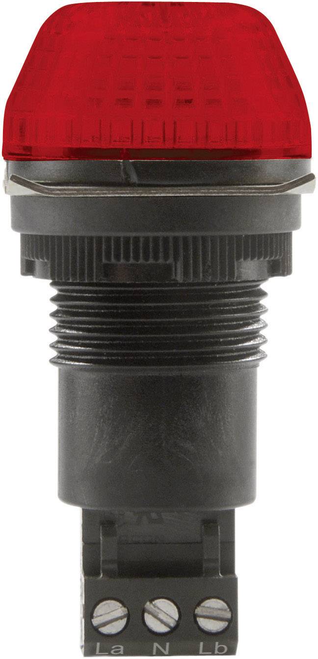 Auer Signalgeräte Signalleuchte LED IBS 800502405 Rot Rot Dauerlicht, Blinklicht 24 V/DC, 24 V/AC