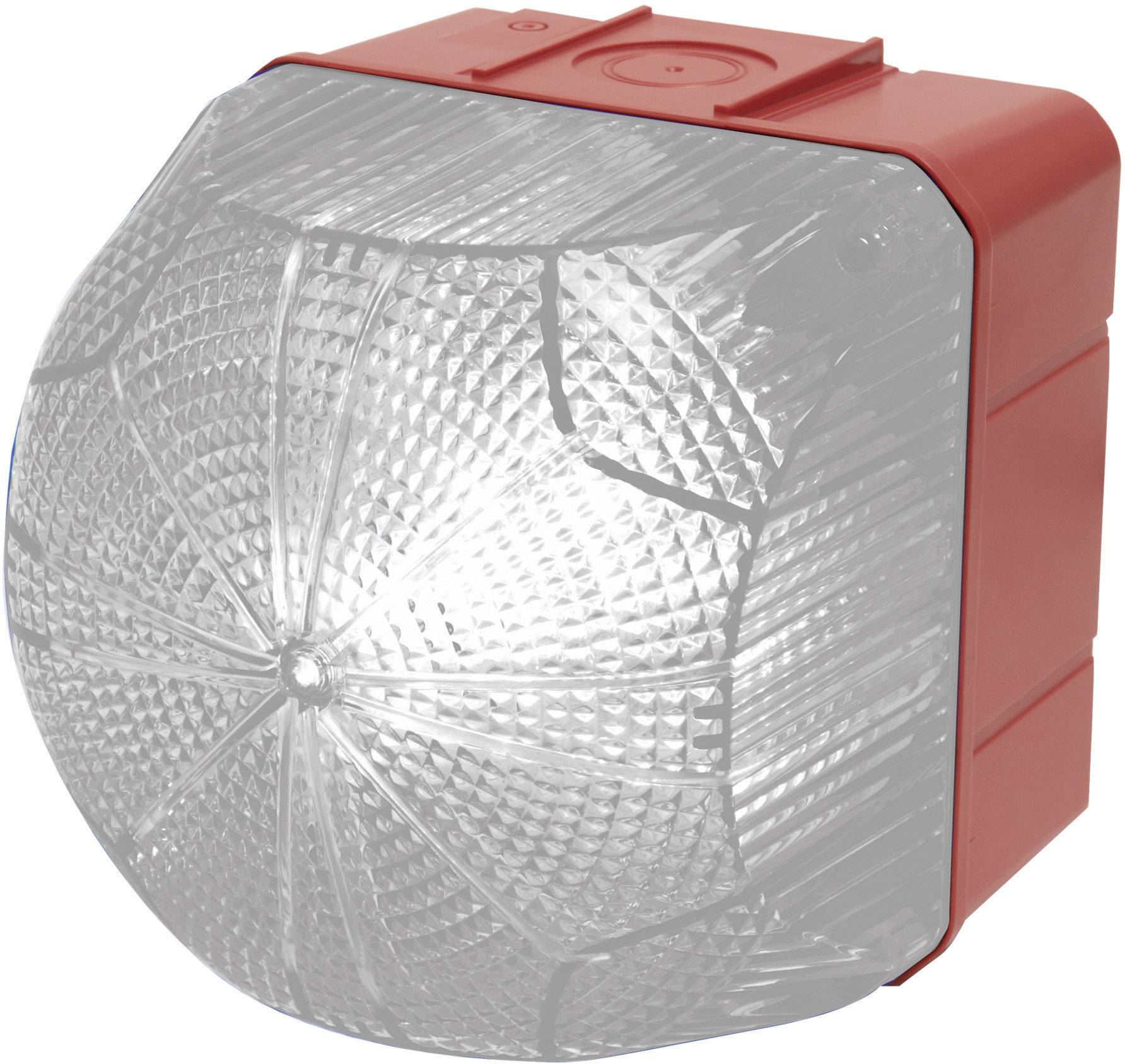 Auer Signalgeräte Signalleuchte LED QDM 874264413 Klar Weiß Dauerlicht, Blinklicht 110 V/AC, 230 V/