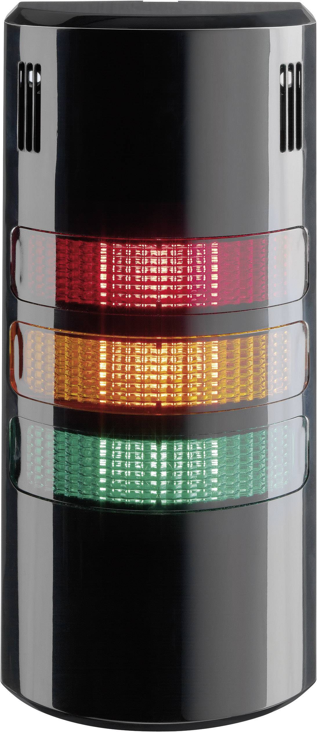 Auer Signalgeräte LED-Signalsäulensystem halfDOME90 HD90 LED-Dauerlicht Rot, Orange, Grün 3-stufig