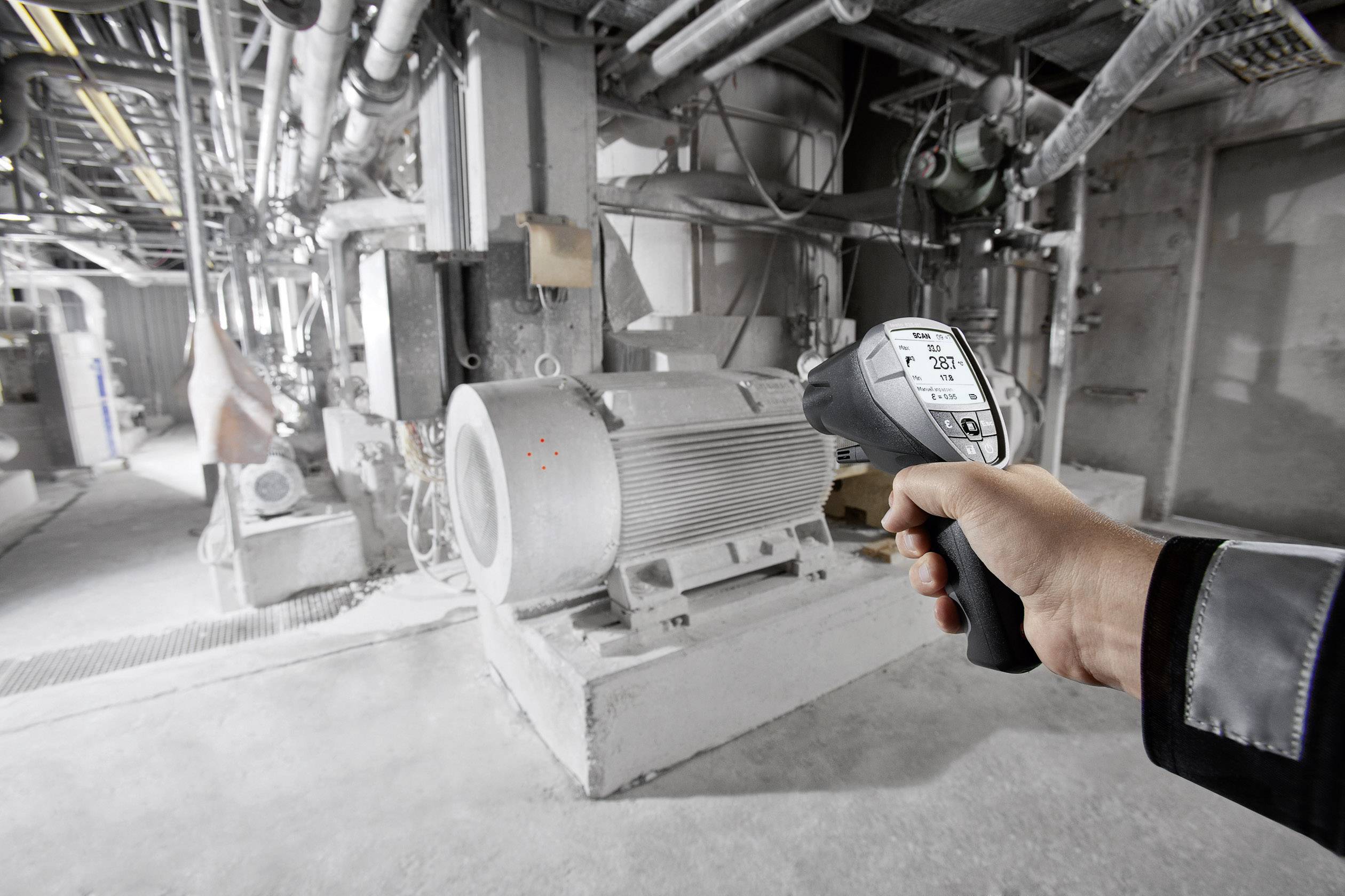 Testo 835-T1 Infrarot-Thermometer Optik 50:1 -30 - +650°C Kontaktmessung