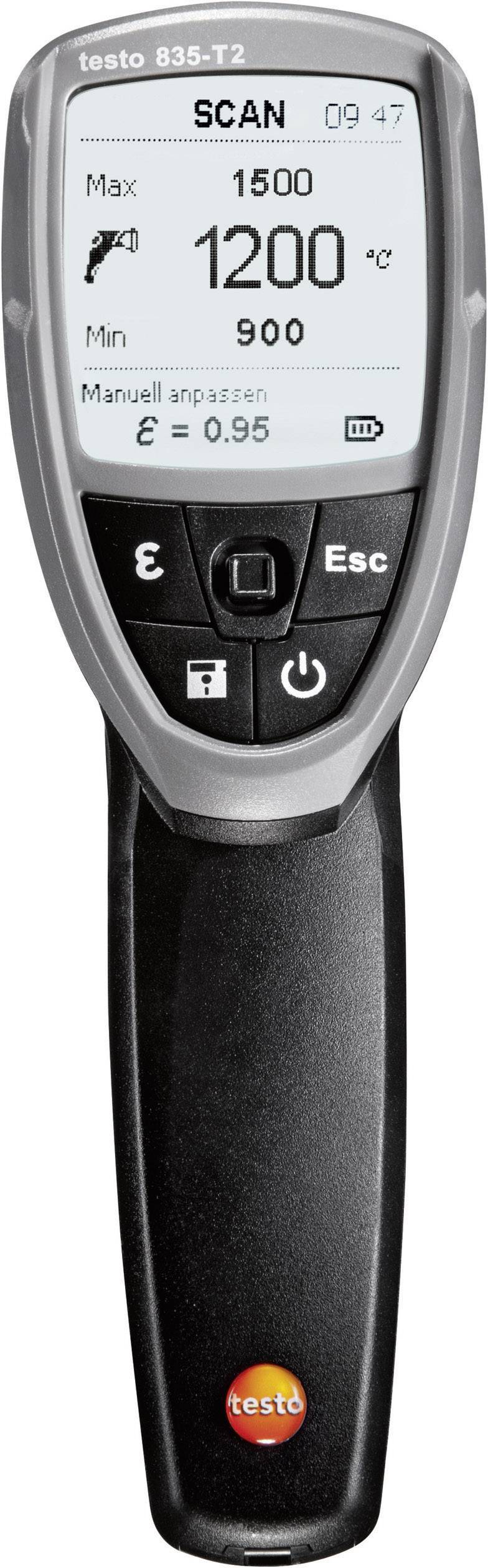 Testo 835-T2 Infrarot-Thermometer Optik 50:1 -10 - +1500°C Kontaktmessung