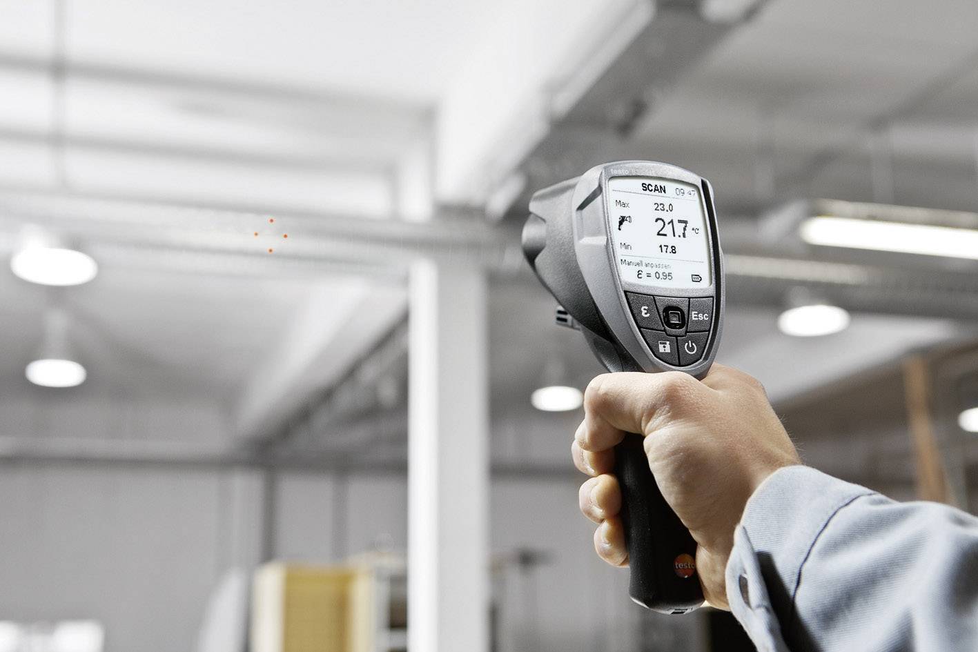 Testo 835-H1 Infrarot-Thermometer Optik 50:1 -30 - +600°C Kontaktmessung