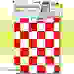 Oracover 47-010-023-B Klebefolie Orastick Fun 3 (L x B) 300mm x 208mm Weiß, Rot