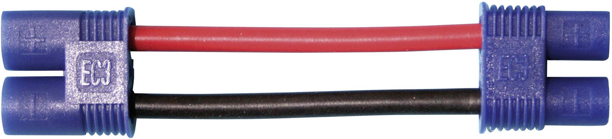 Modelcraft Akku Adapterkabel [1x EC3-Stecker - 1x EC3-Buchse] 10.00 cm 2.50 mm² 56393