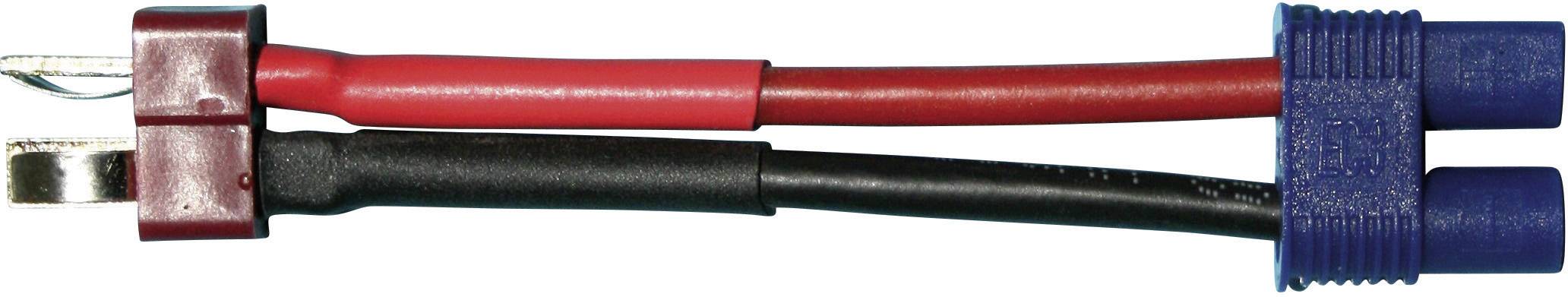 Modelcraft Akku Adapterkabel [1x T-Stecker - 1x EC3-Buchse] 10.00 cm 2.50 mm² 56387