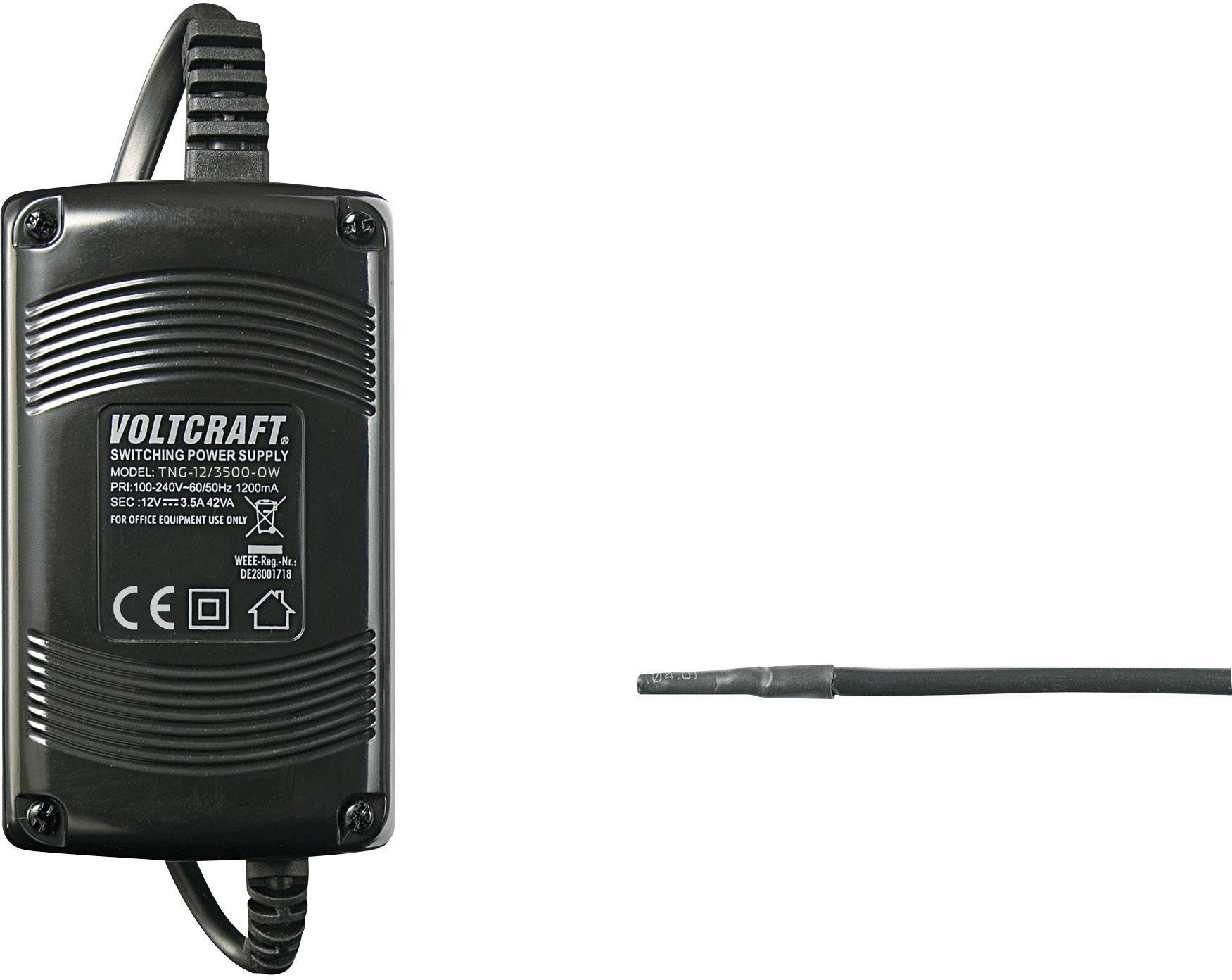 VOLTCRAFT TNG-12/3500-OW Tischnetzteil, Festspannung 12 V/DC 3500mA 42W