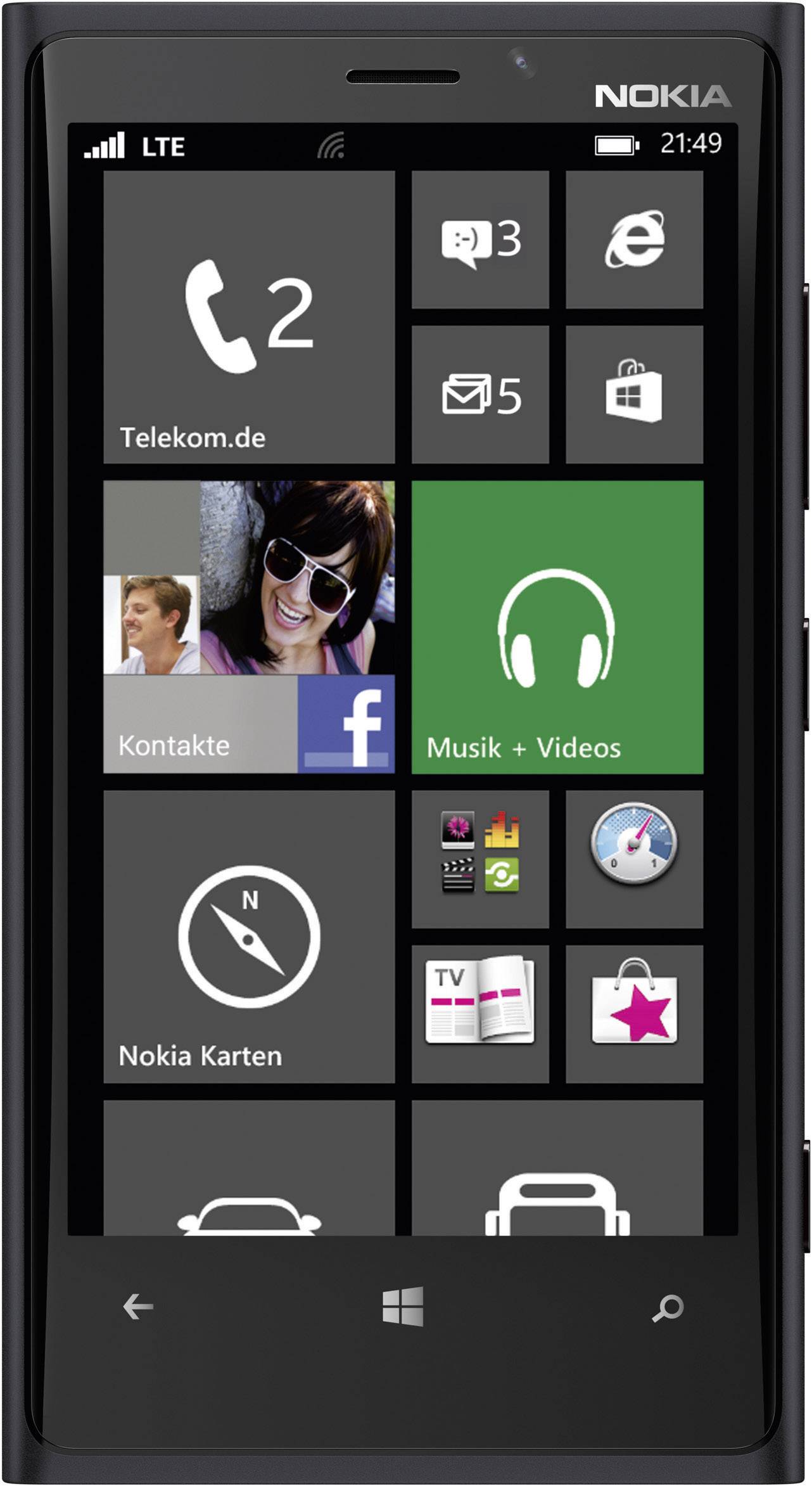 Vodafone 11.4 cm (4.5 Zoll) Schwarz Windows® Phone OS 8