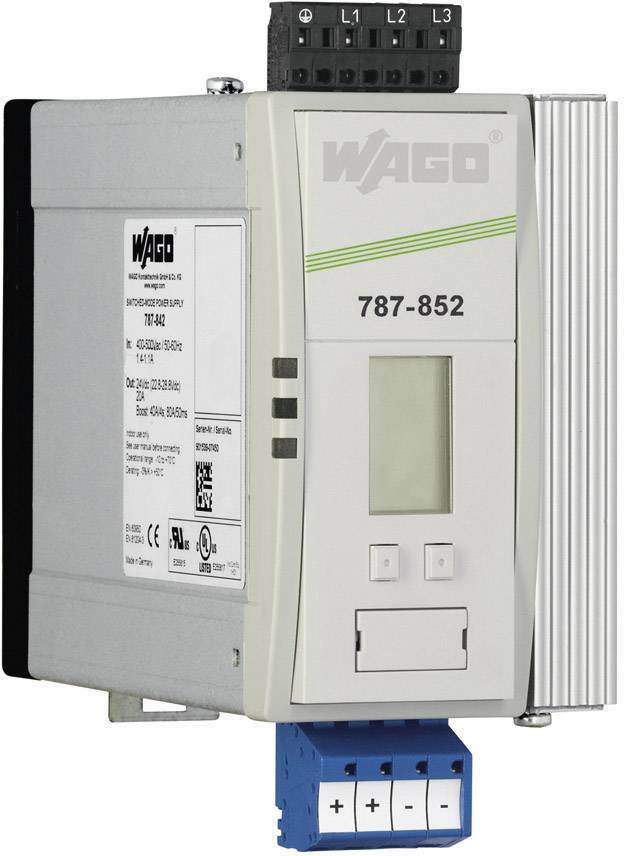 WAGO EPSITRON® PRO POWER 787-852 Hutschienen-Netzteil (DIN-Rail) 24 V/DC 20 A 480 W Anzahl Ausgänge:1 x Inhalt 1 St.