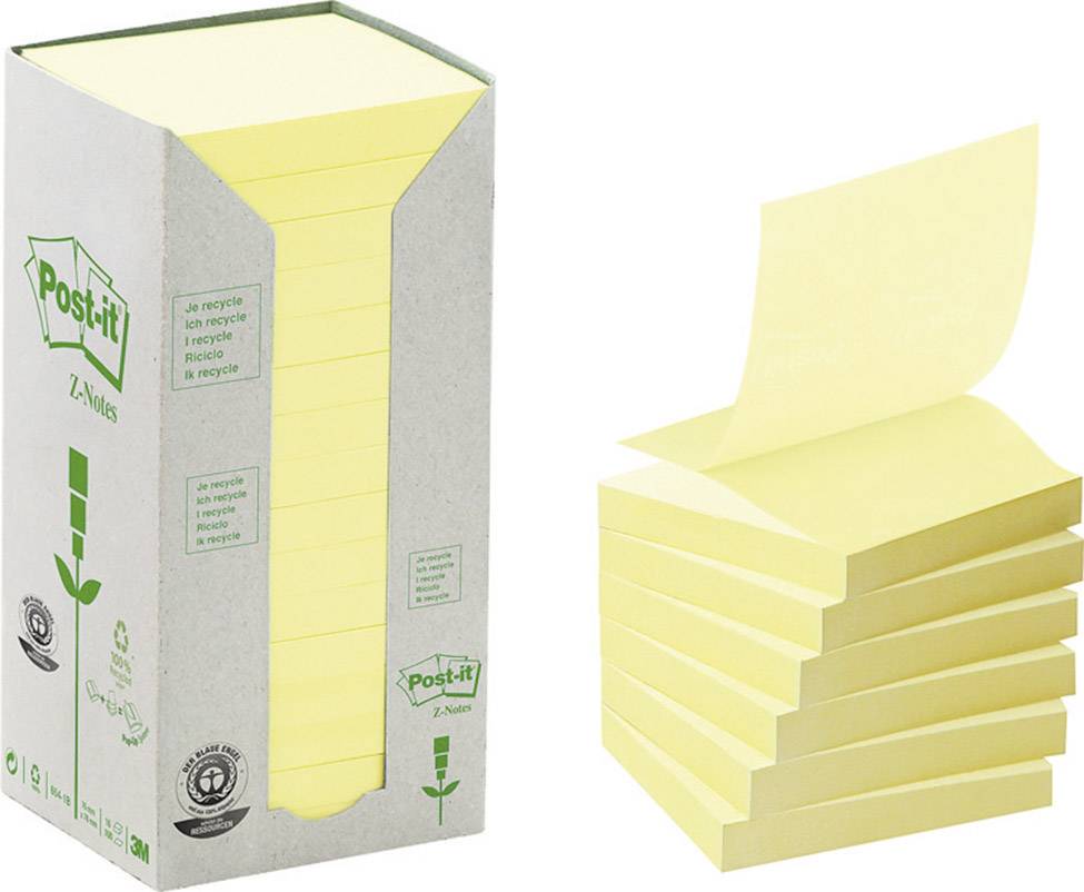 Post-it Haftnotiz 7100172251 76 mm x 76 mm Gelb 1600 Blatt