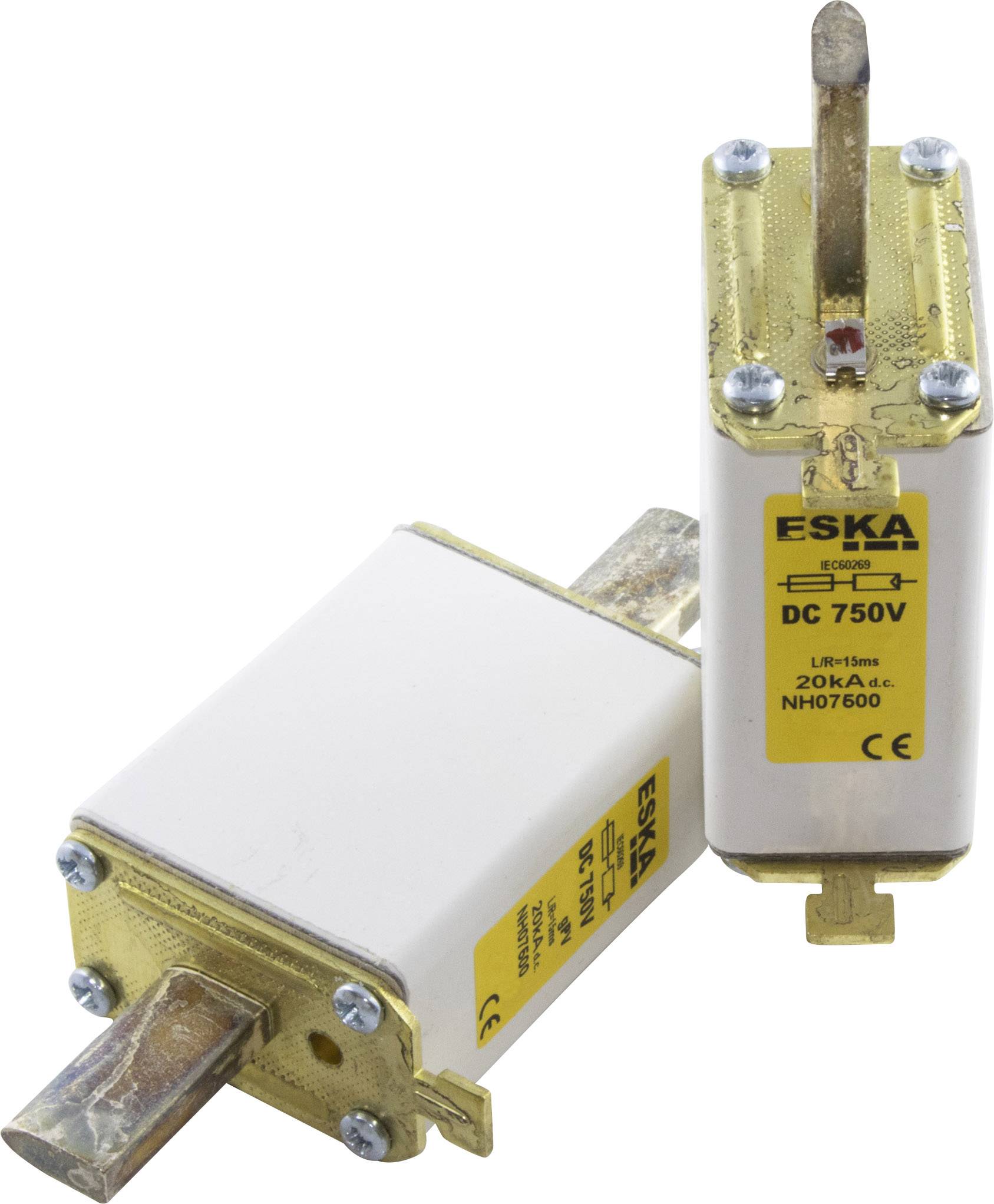 ESKA NH 0 750V DC 125A NH-Sicherung Sicherungsgröße = 0 125A 750 V/DC 1St.