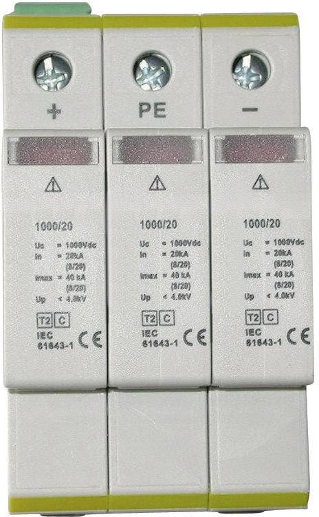ESKA C-PV 550/20 ETI Überspannungsschutz-Ableiter Überspannungsschutz für: Photovoltaik-Anlage 20 kA 1St.