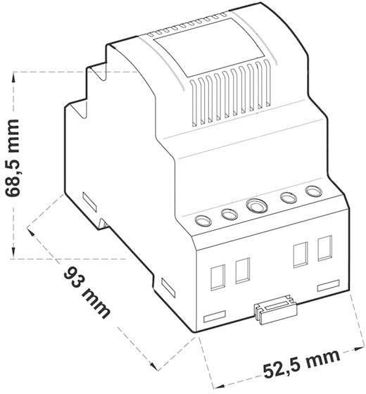 Comatec TBD202012P3 Hutschienen-Netzteil (DIN-Rail) 12 V/AC 1.67 A 20 VA Inhalt 1 St.