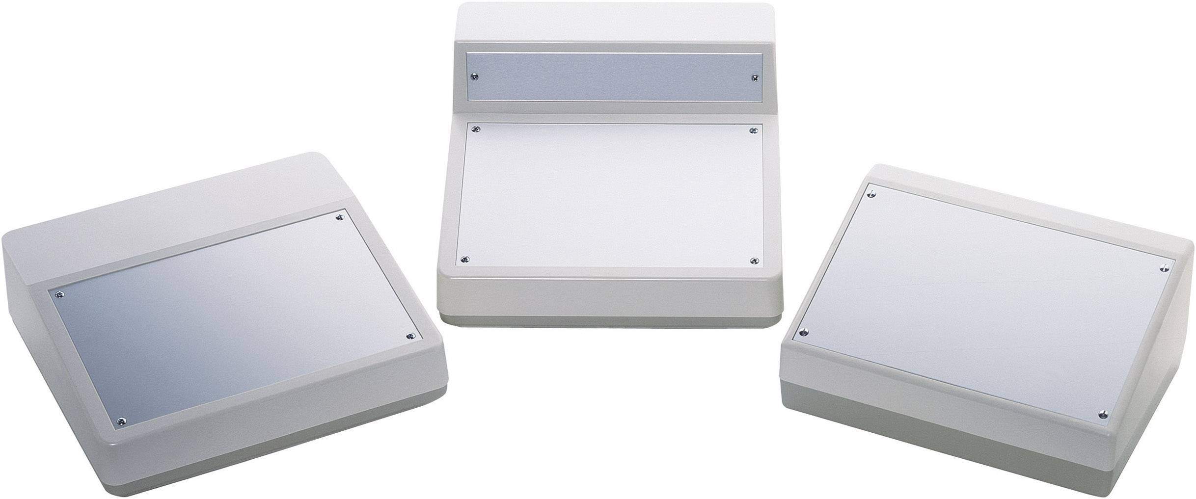 OKW AS054468 Pult-Gehäuse (B x H x T) 228 x 76 x 216mm ABS, Aluminium Aluminium (eloxiert) 1St.