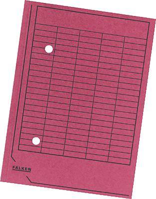Falken Umlaufmappen/80004187 DIN A4 rot Manila Karton 250g/qm