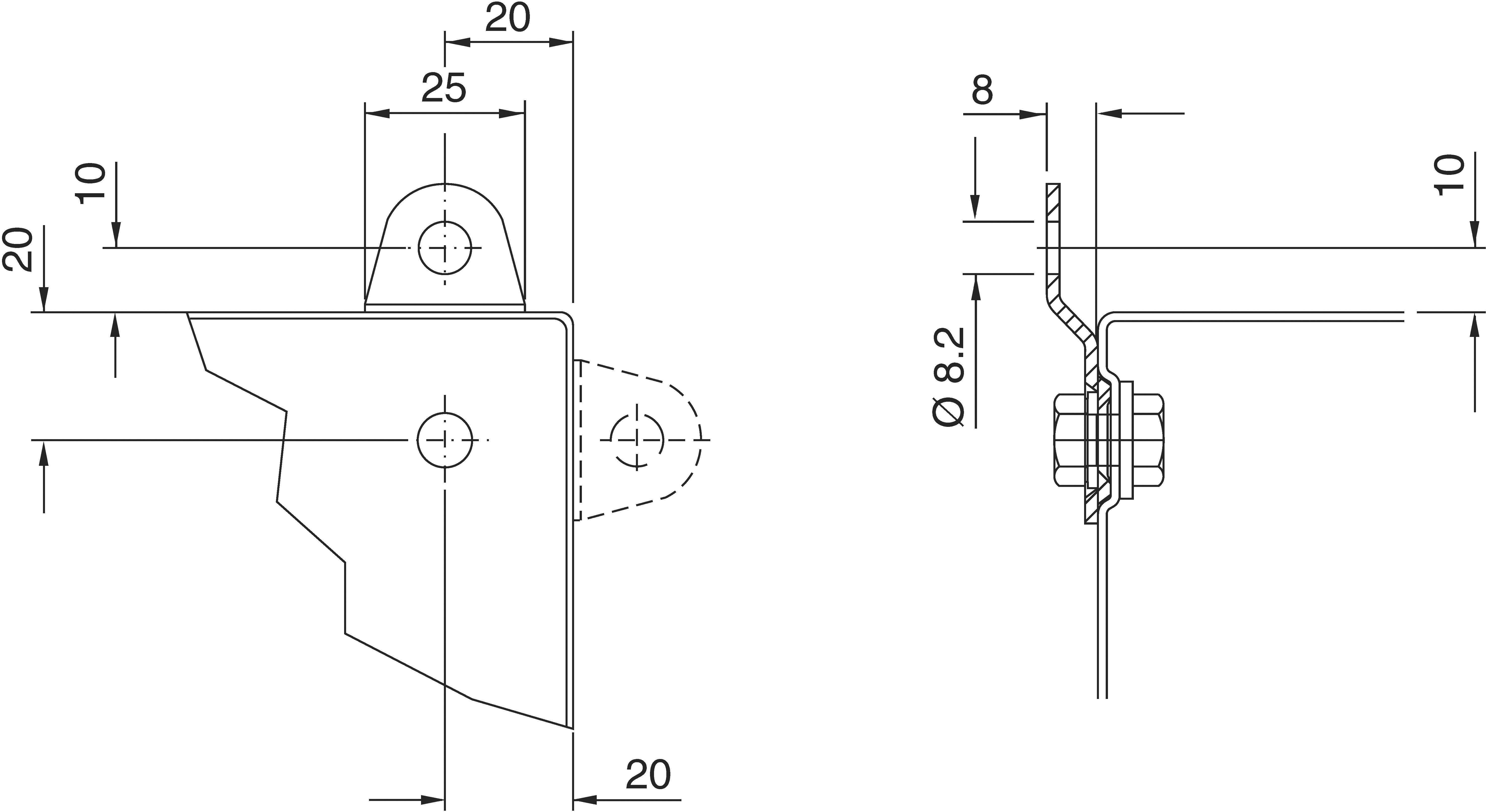 Rittal KL 1590.000 Wandhalterung Stahlblech 1 Set