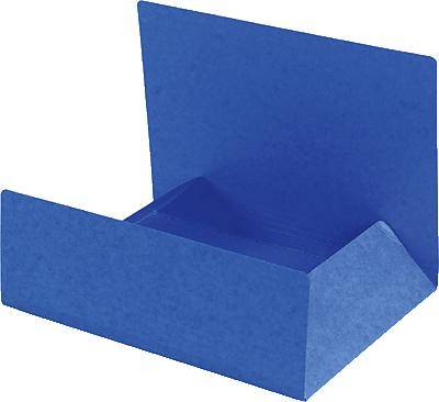 Aktenmappe mit 3 Klappen für A4 blau