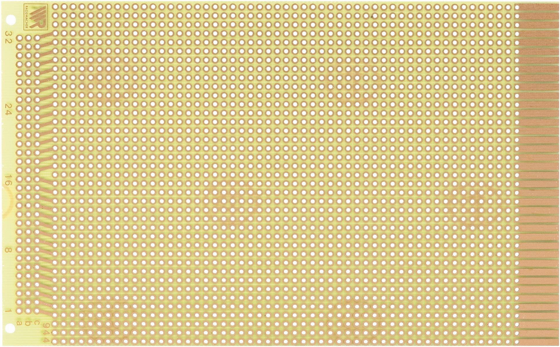 Rademacher WR-Typ 944 Experimentierplatine Epoxyd (L x B) 160mm x 100mm 35µm Rastermaß 2.54mm Inhalt 1St.