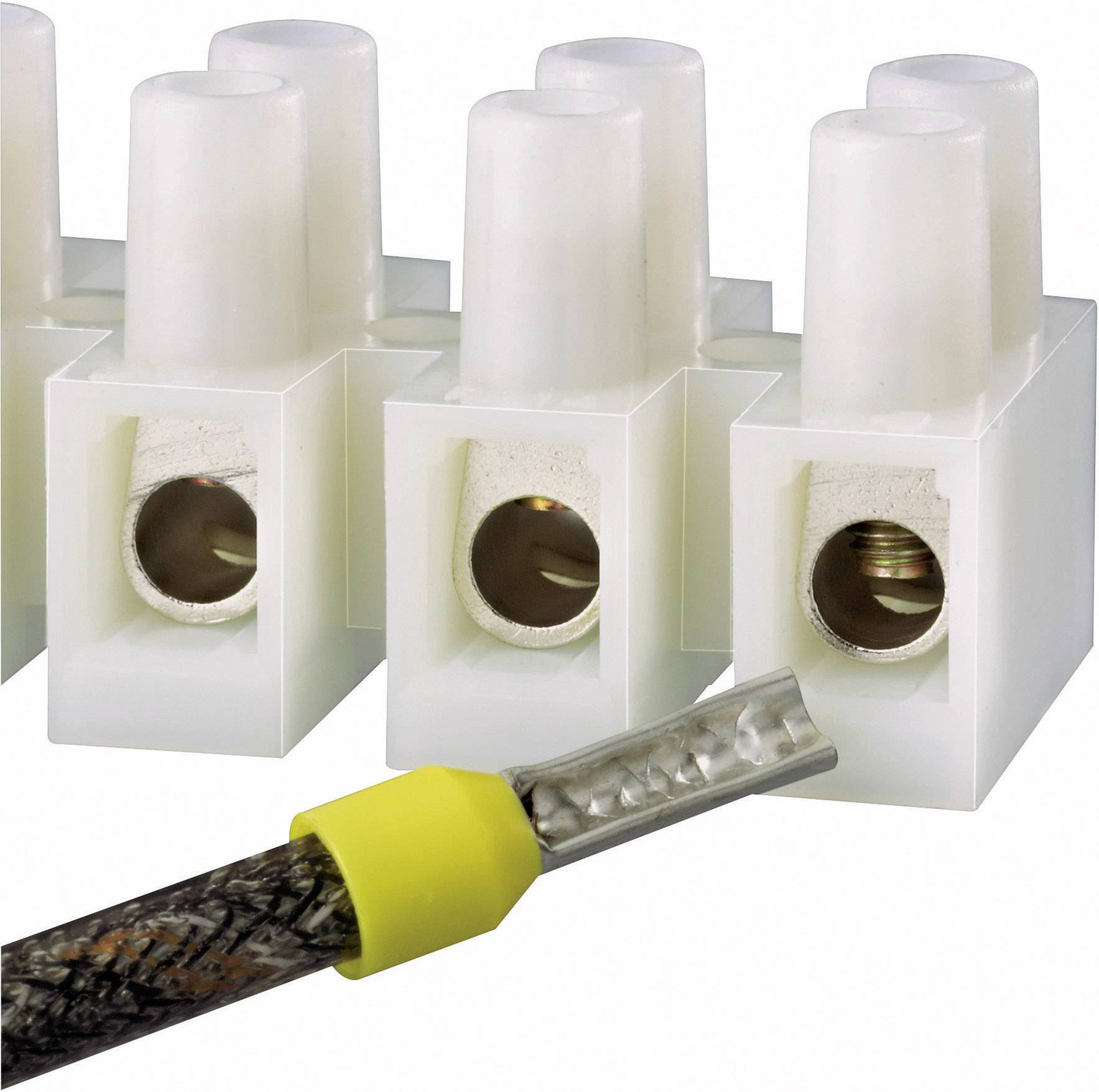 TRU Components Lüsterklemme flexibel: 1.5-2.5mm² starr: 1.5-2.5mm² Polzahl: 12 Weiß